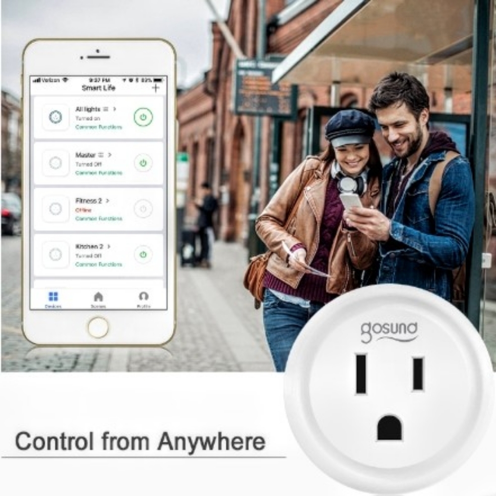 Smart Plug Wi-Fi Outlet Socket - Picture 10 of 10